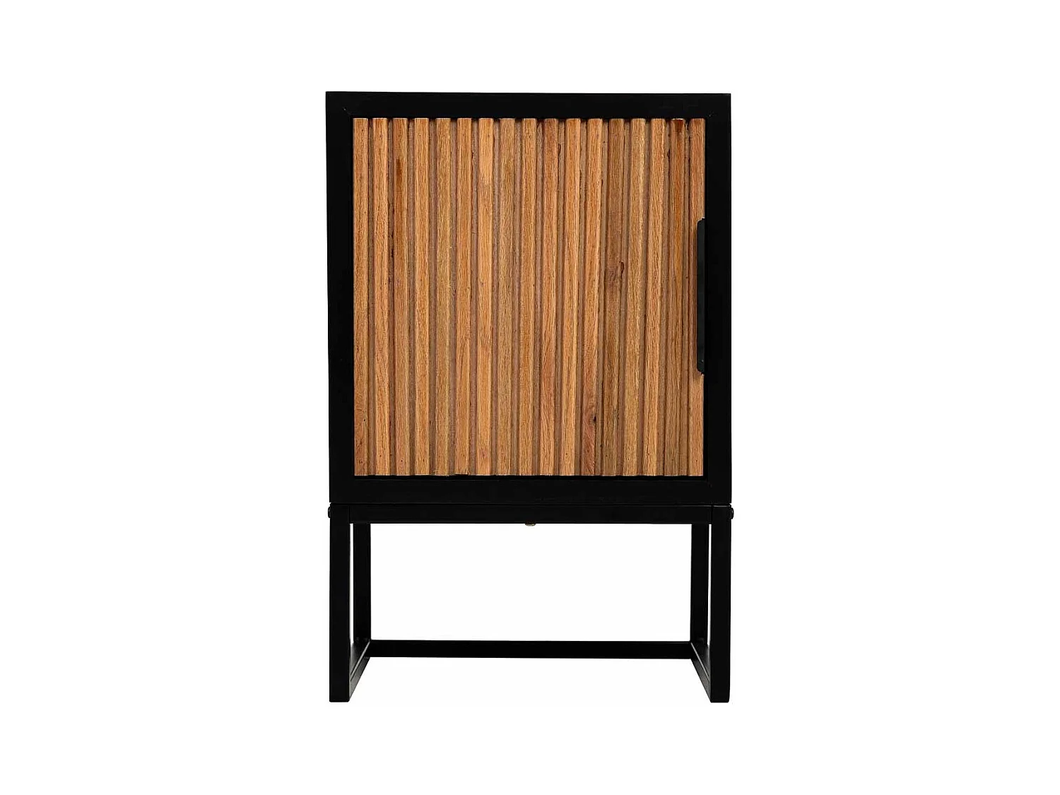 Table 1 porte en bois et métal 40x35x61h cm