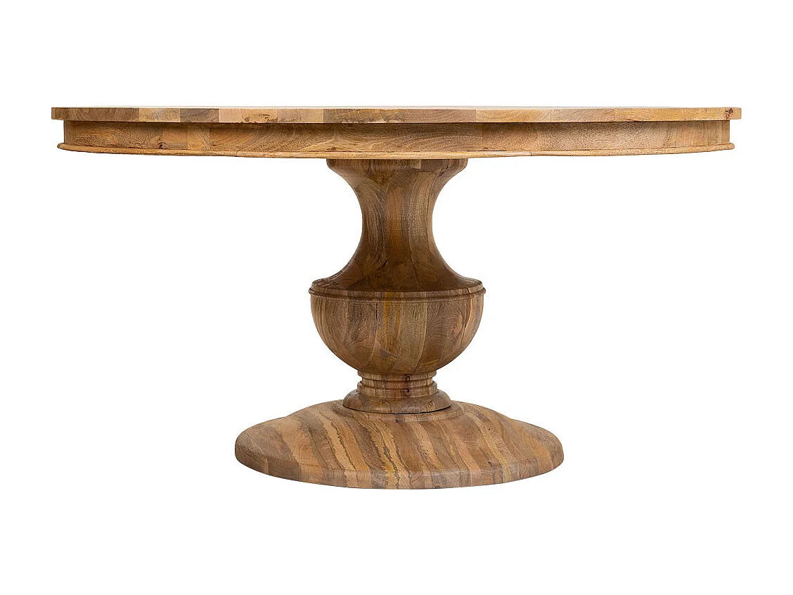 Mesa de jantar de madeira marrom 150x77