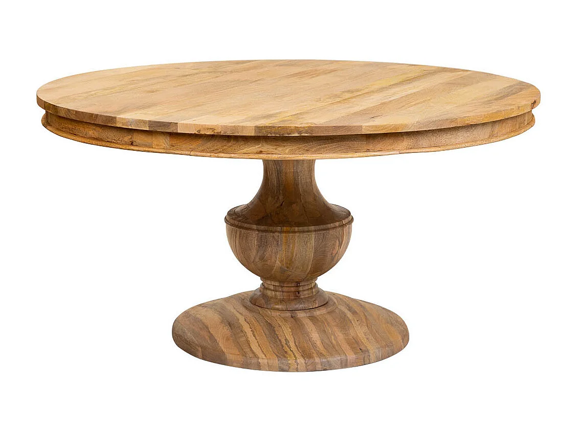 Mesa de jantar de madeira marrom 150x77