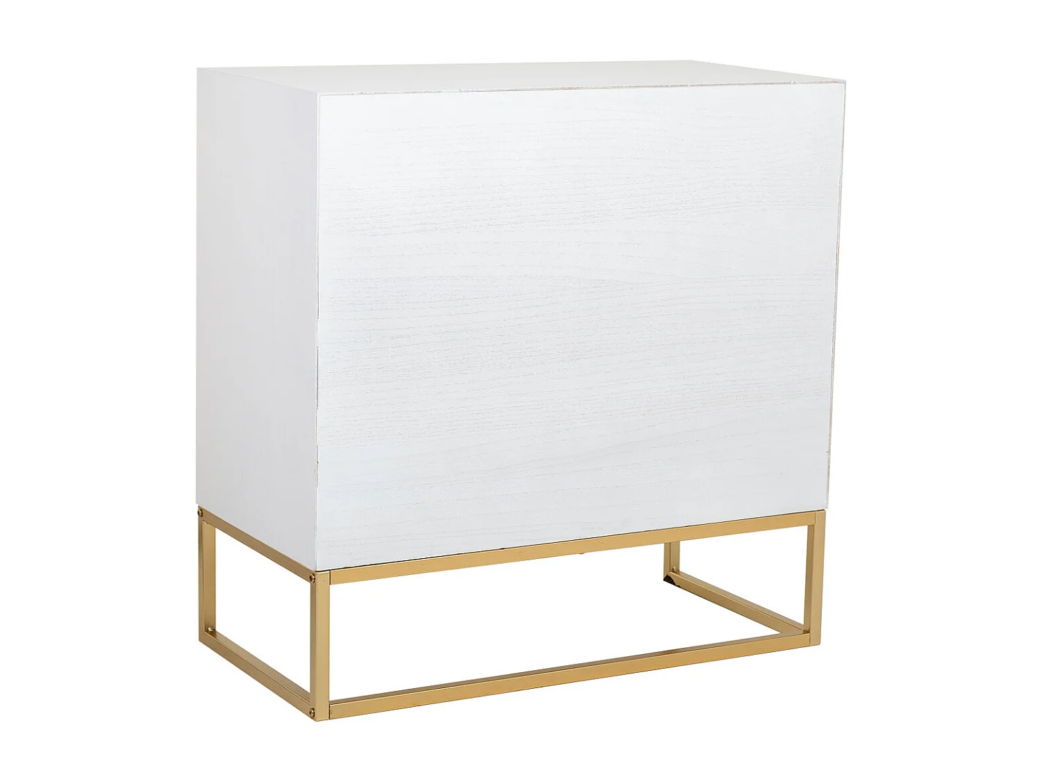 Kommode mit 3 Schubladen aus Holz und Metall 80x39,5x81h cm