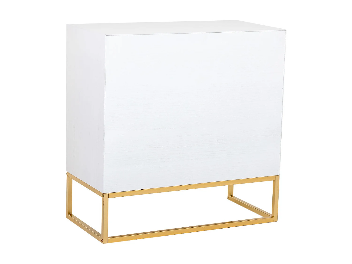 Cómoda 4 gavetas madeira e metal 80x39,5x81h cm