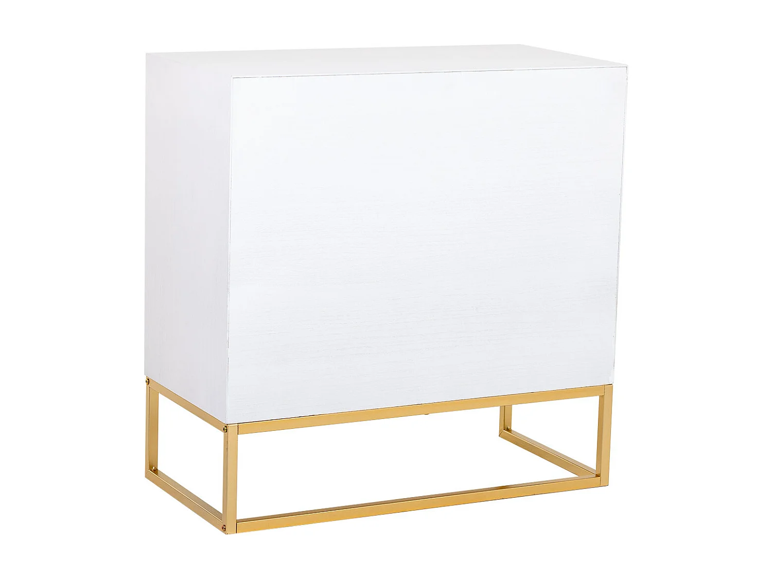 Cassettiera 4 cassetti legno e metallo 80x39,5x81h cm