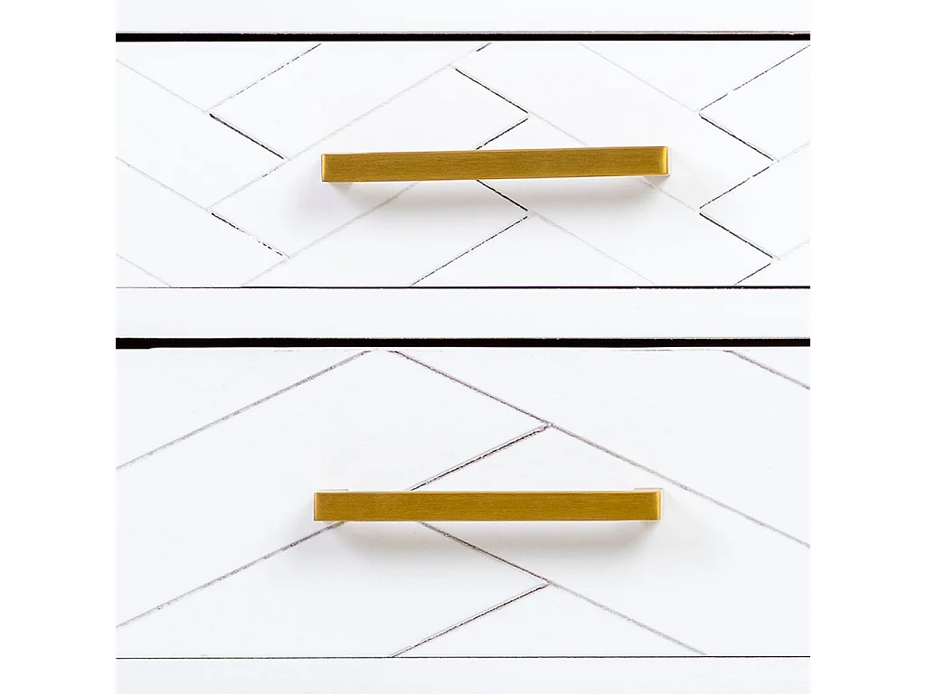 Cassettiera 4 cassetti legno e metallo 80x39,5x81h cm