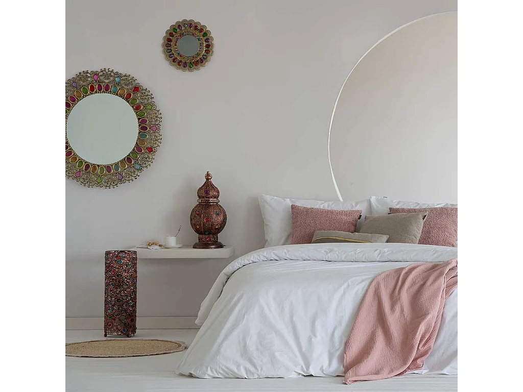 Espejo con cristal acrilico de colores D60x60