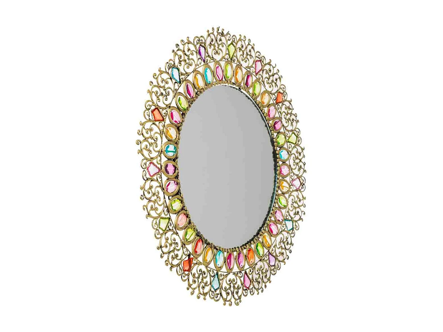 Espejo con cristal acrilico de colores D60x60