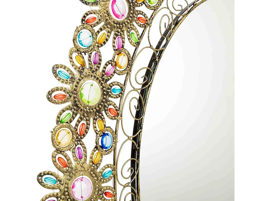 Espejo con cristal acrilico de colores D55x55