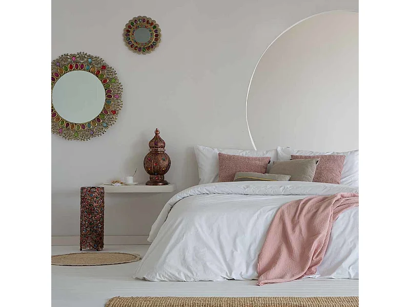 Spiegel mit farbigem Acrylglas