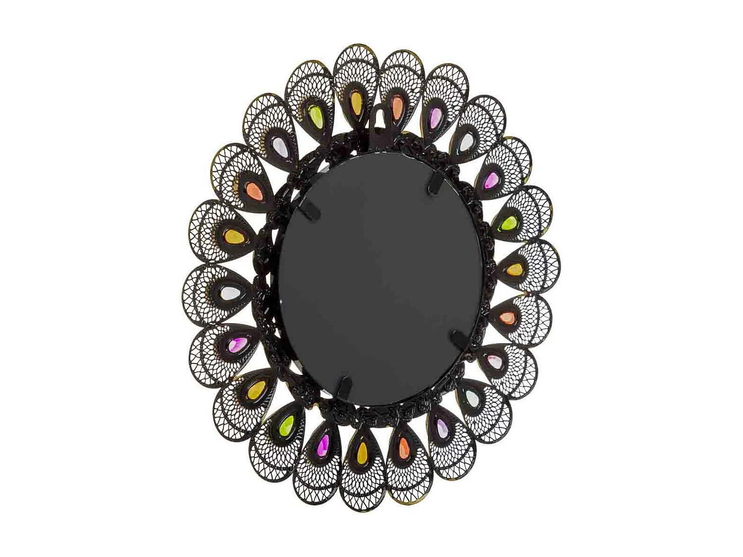 Spiegel mit farbigem Acrylglas