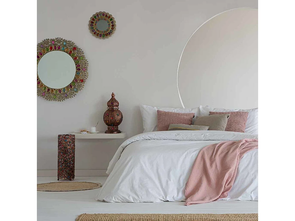 Spiegel mit farbigem Acrylglas