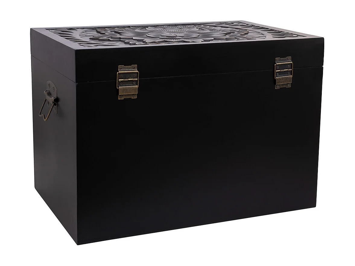 Baúl de madera 60x40x42h cm