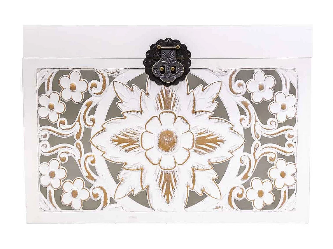 Coffre en bois 60x40x42h cm