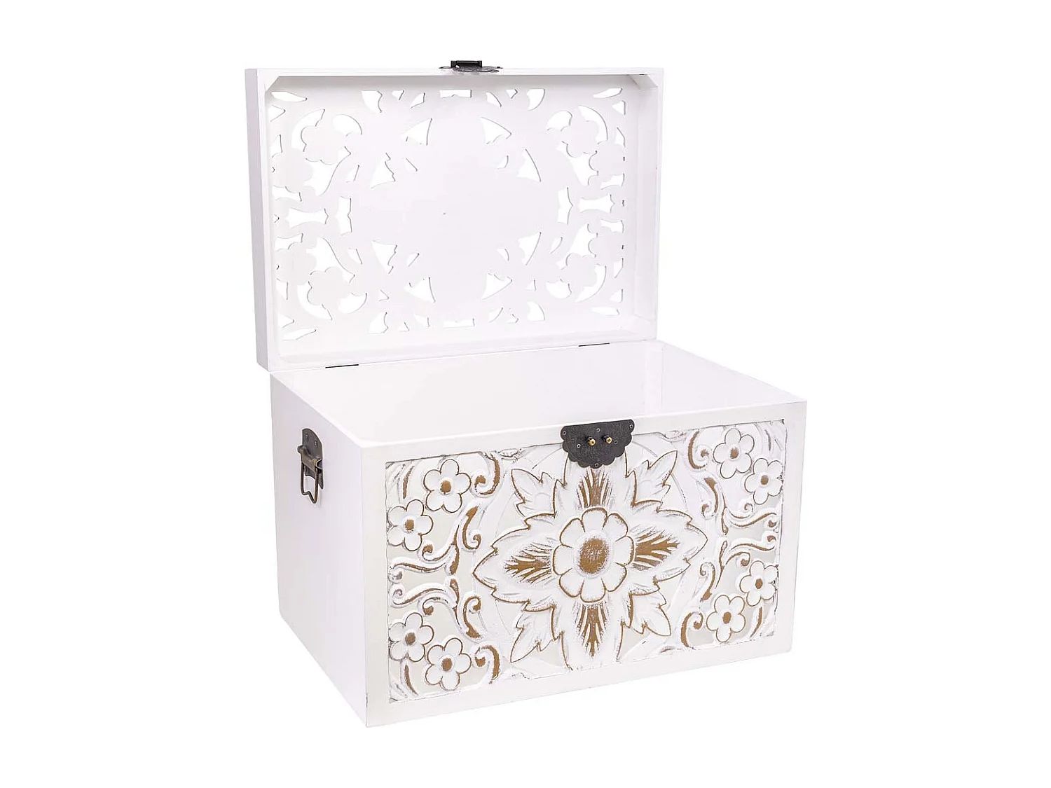 Coffre en bois 60x40x42h cm