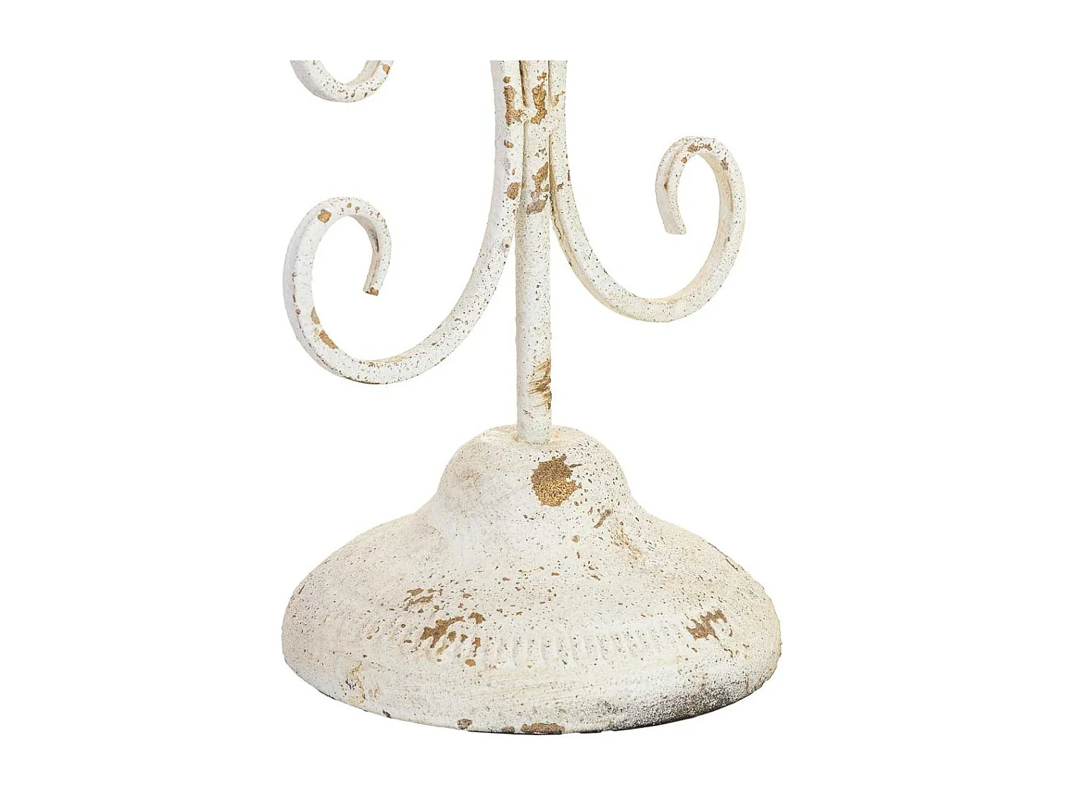 Candelabro metal para 5 velas acabado envejecido 42x16x49,5h cm