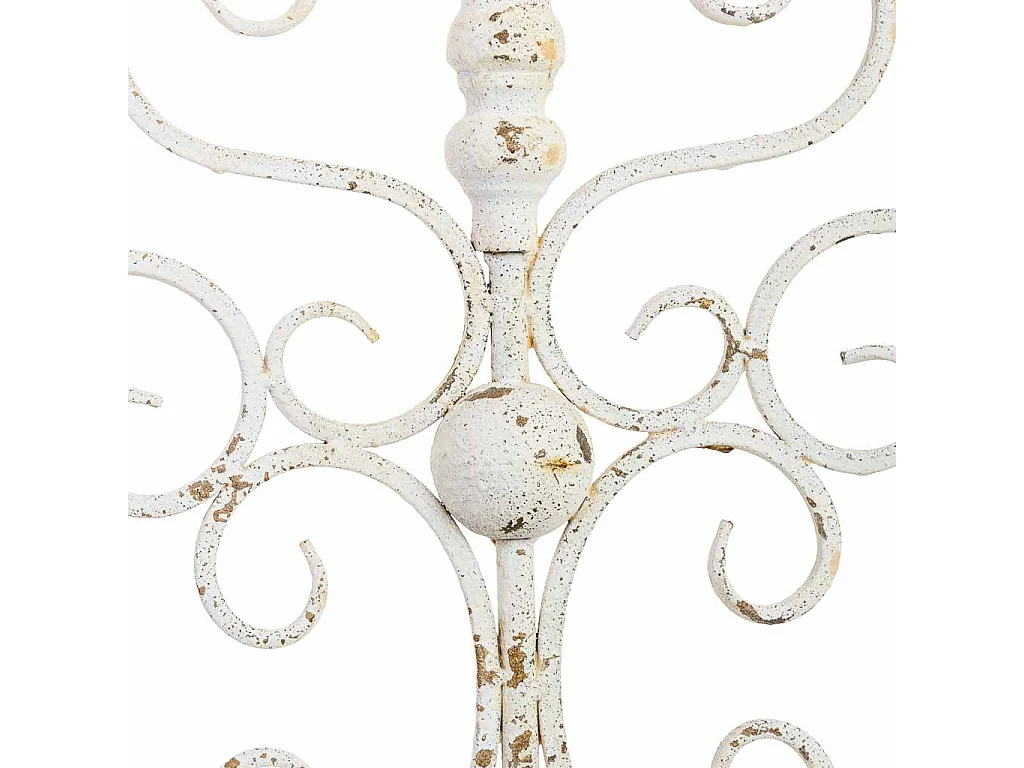 Candelabro metal para 5 velas acabado envejecido 42x16x49,5h cm