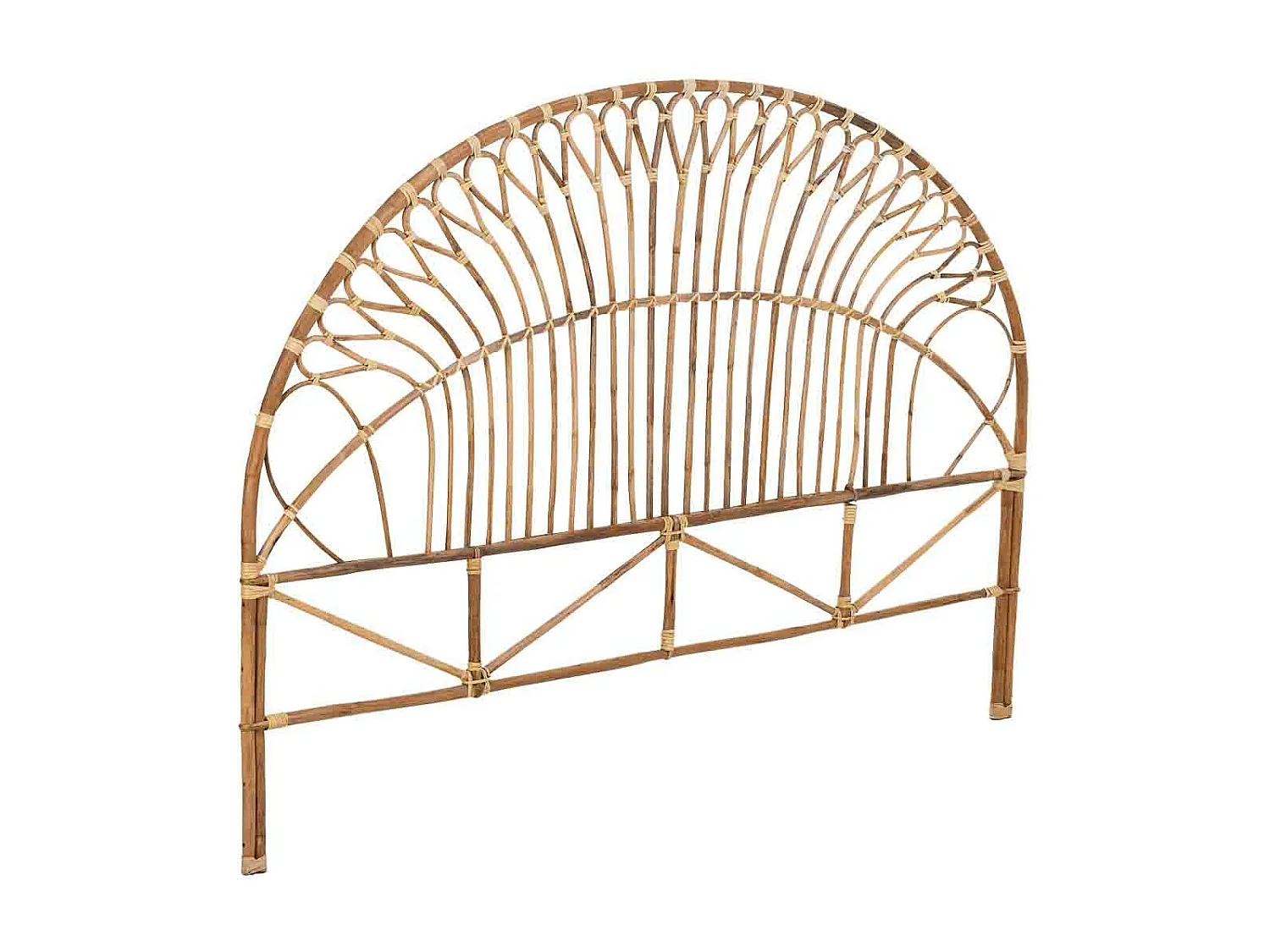 Tête de lit en rotin 178x02x127h cm