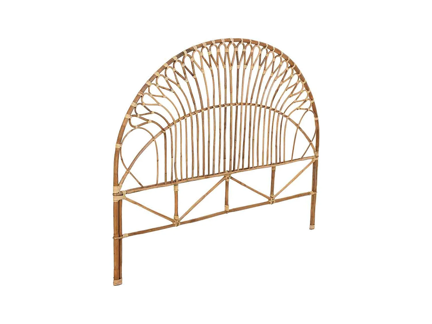 Tête de lit en rotin 178x02x127h cm