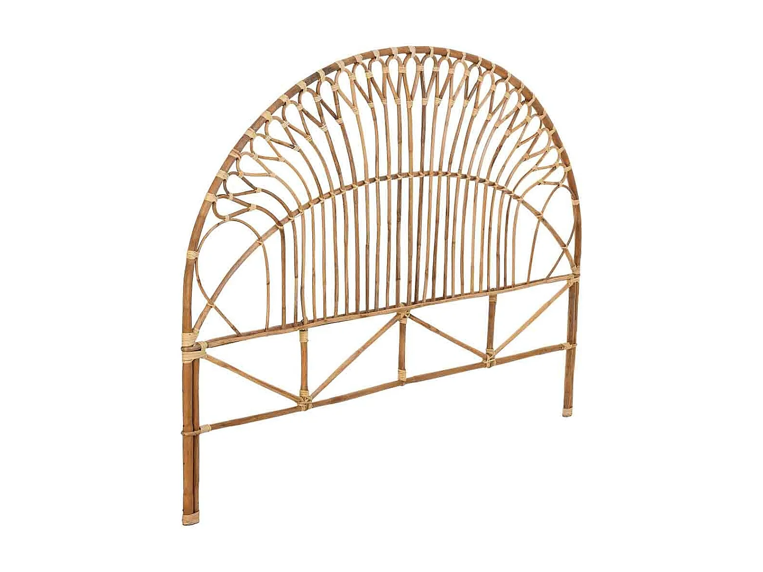 Cabecero de cama de caña 178x02x127h cm