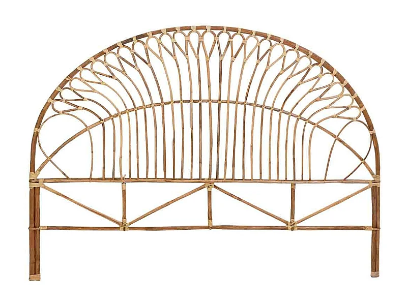 Cabecero de cama de caña 178x02x127h cm