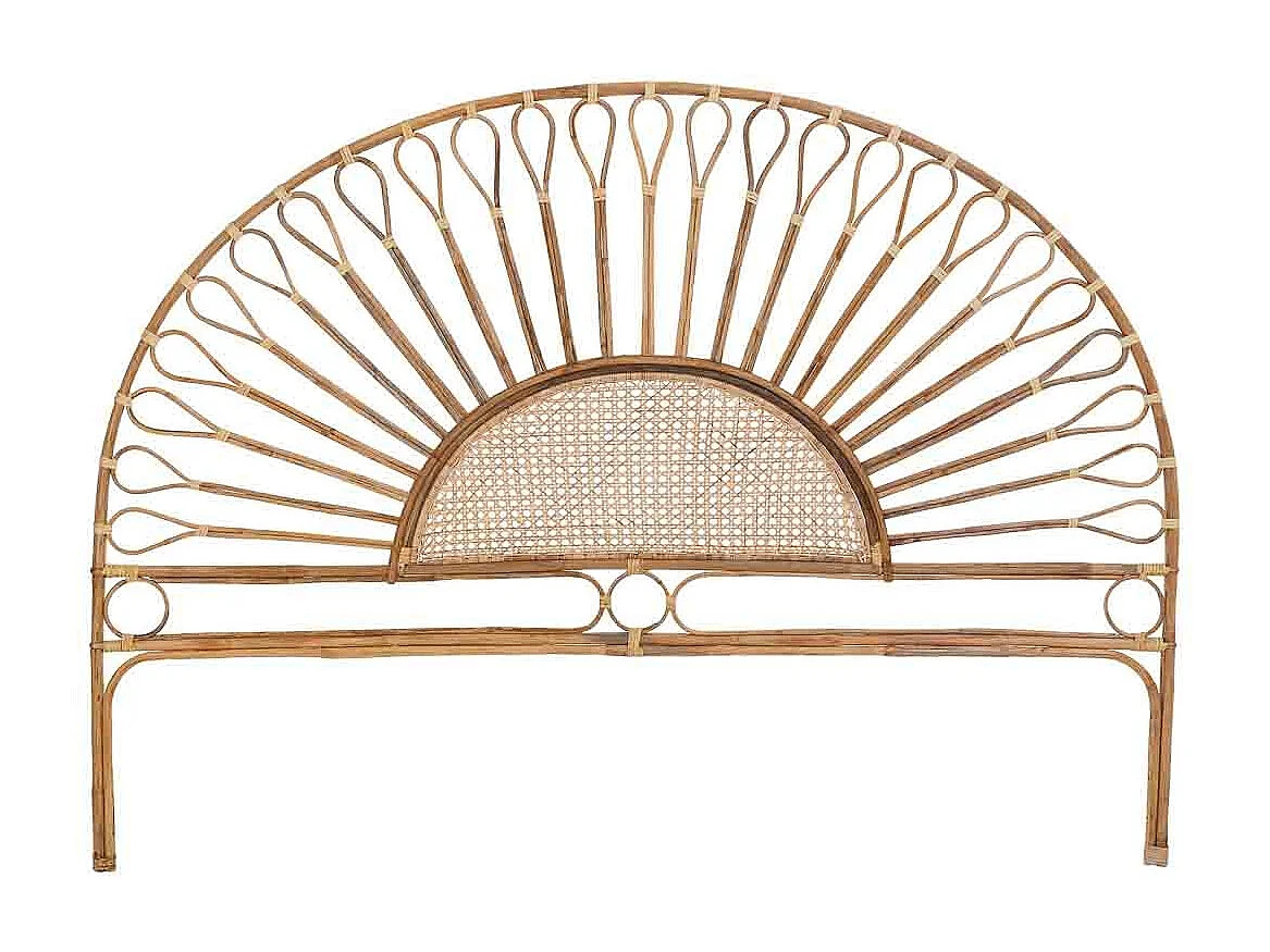 Testiera letto in canna 178x02x127h cm