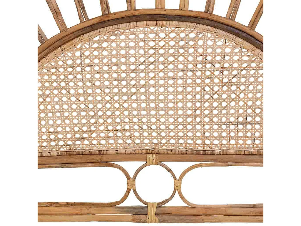 Testiera letto in canna 178x02x127h cm