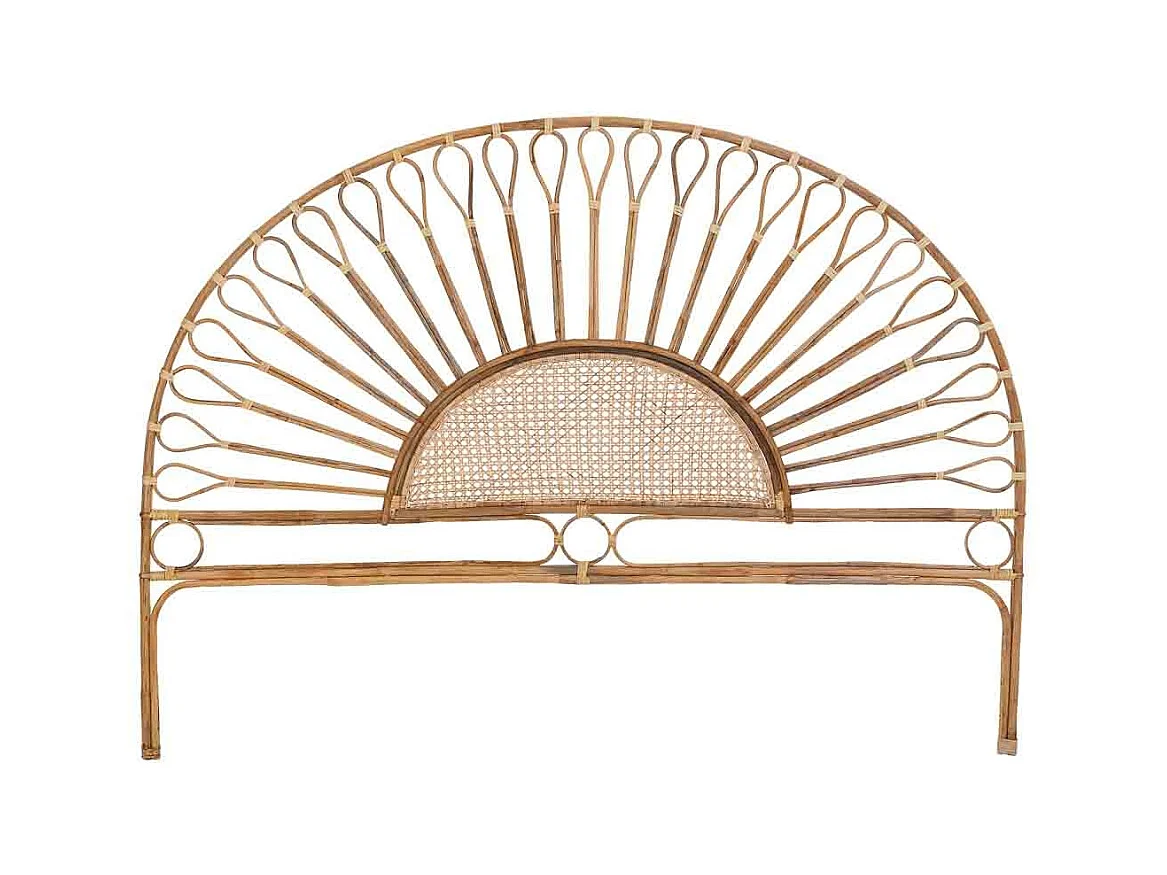 Tête de lit en rotin 178x02x127h cm
