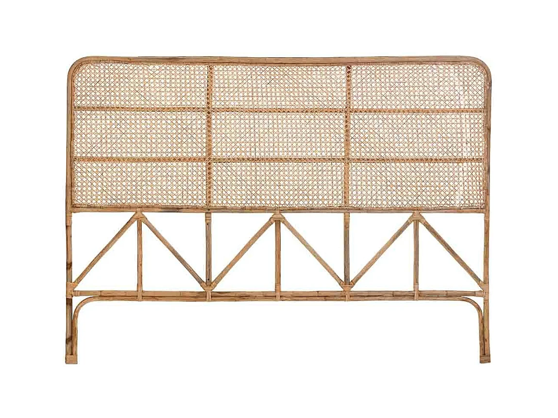 Tête de lit en rotin 178x02x127h cm