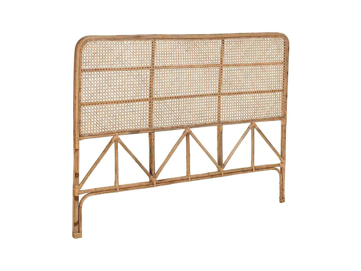 Tête de lit en rotin 178x02x127h cm