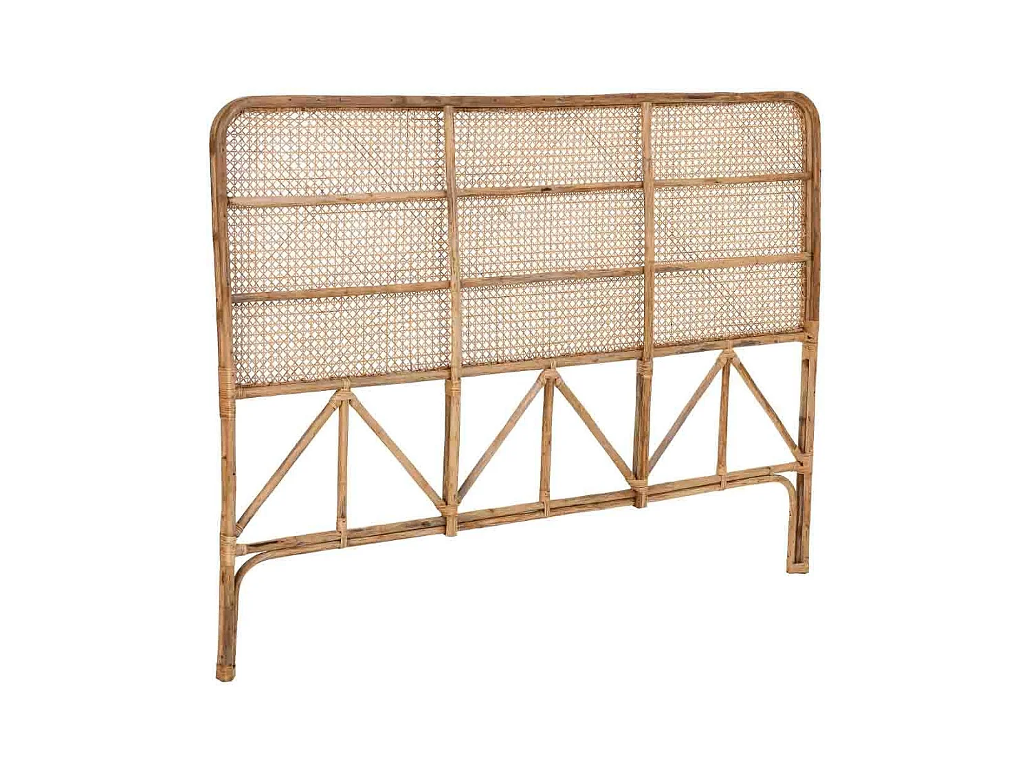 Tête de lit en rotin 178x02x127h cm