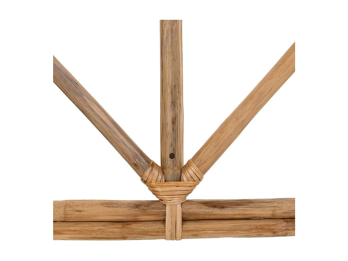 Cabeceira de cama em cana 178x02x127h cm