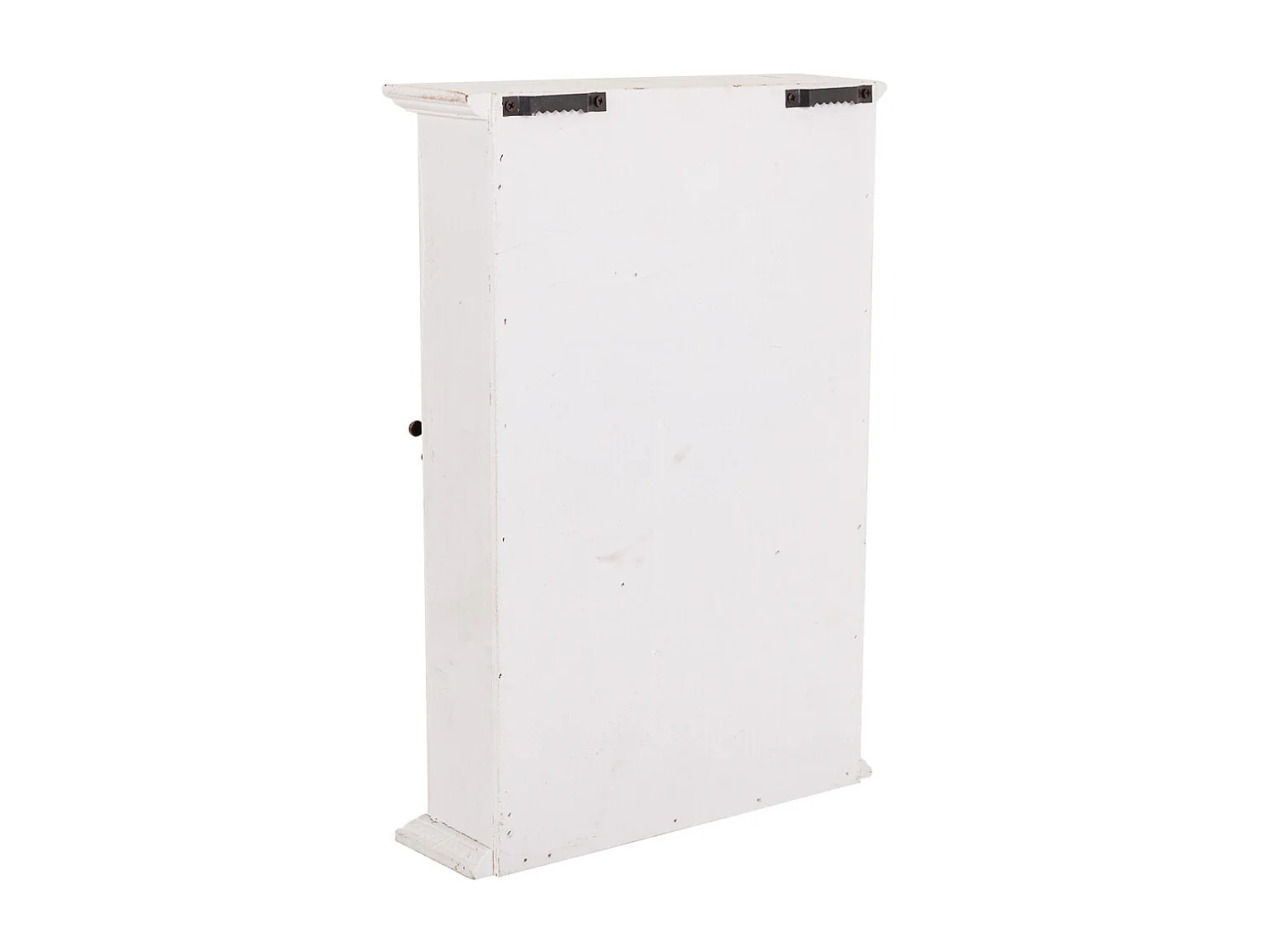 Porta-chaves de madeira branca 23x7,5x34