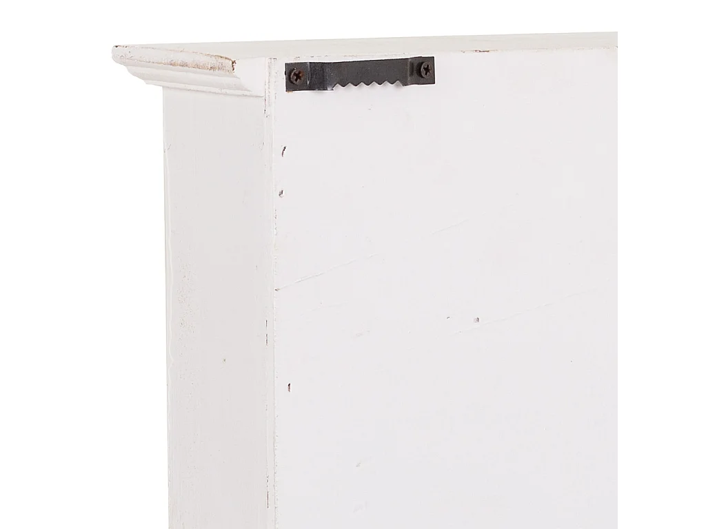 Porta-chaves de madeira branca 23x7,5x34