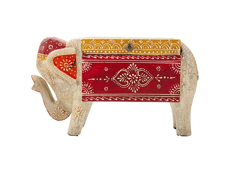 Caixa de jóias em madeira 27x10x16h cm