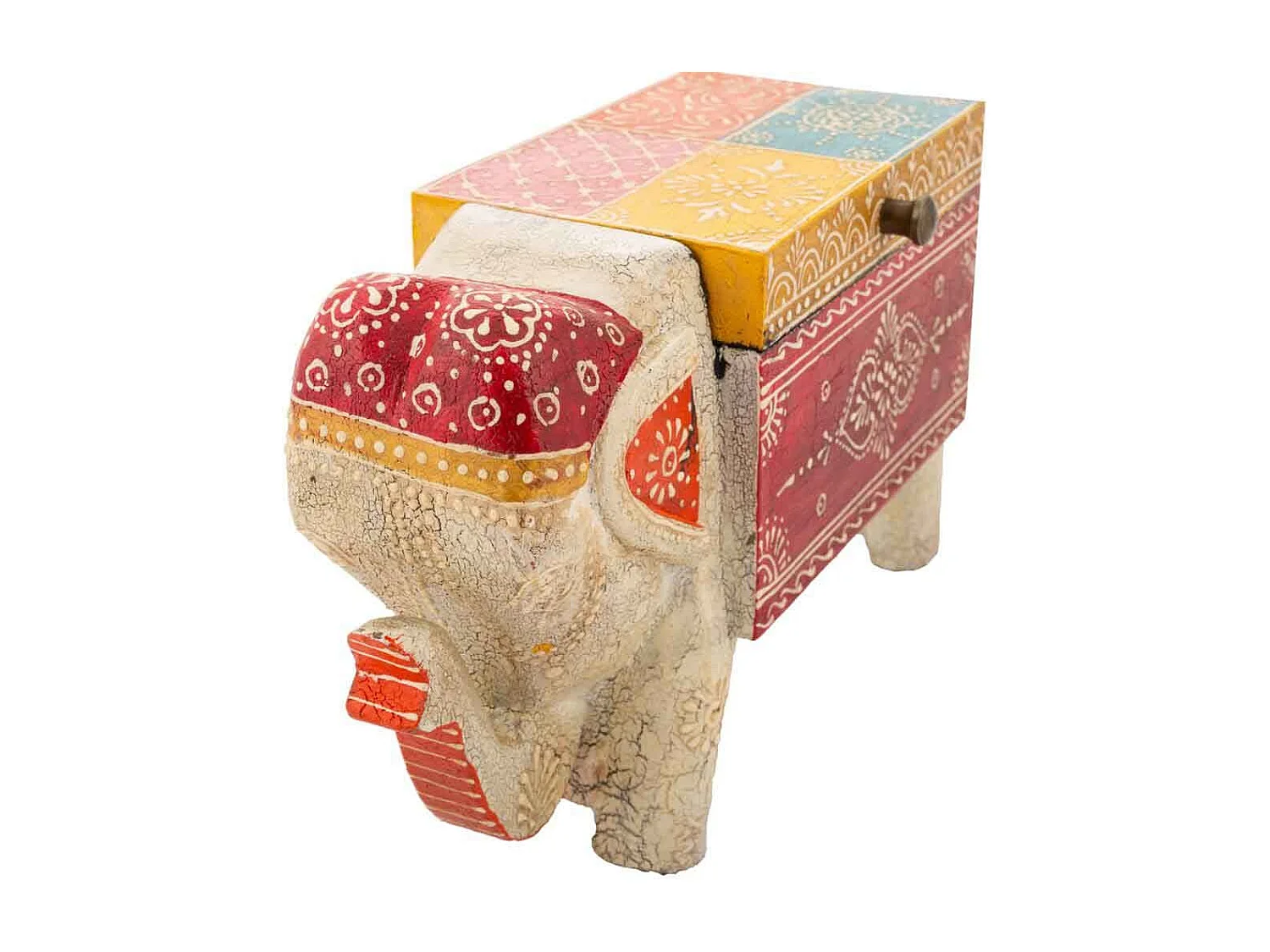 Caixa de jóias em madeira 27x10x16h cm