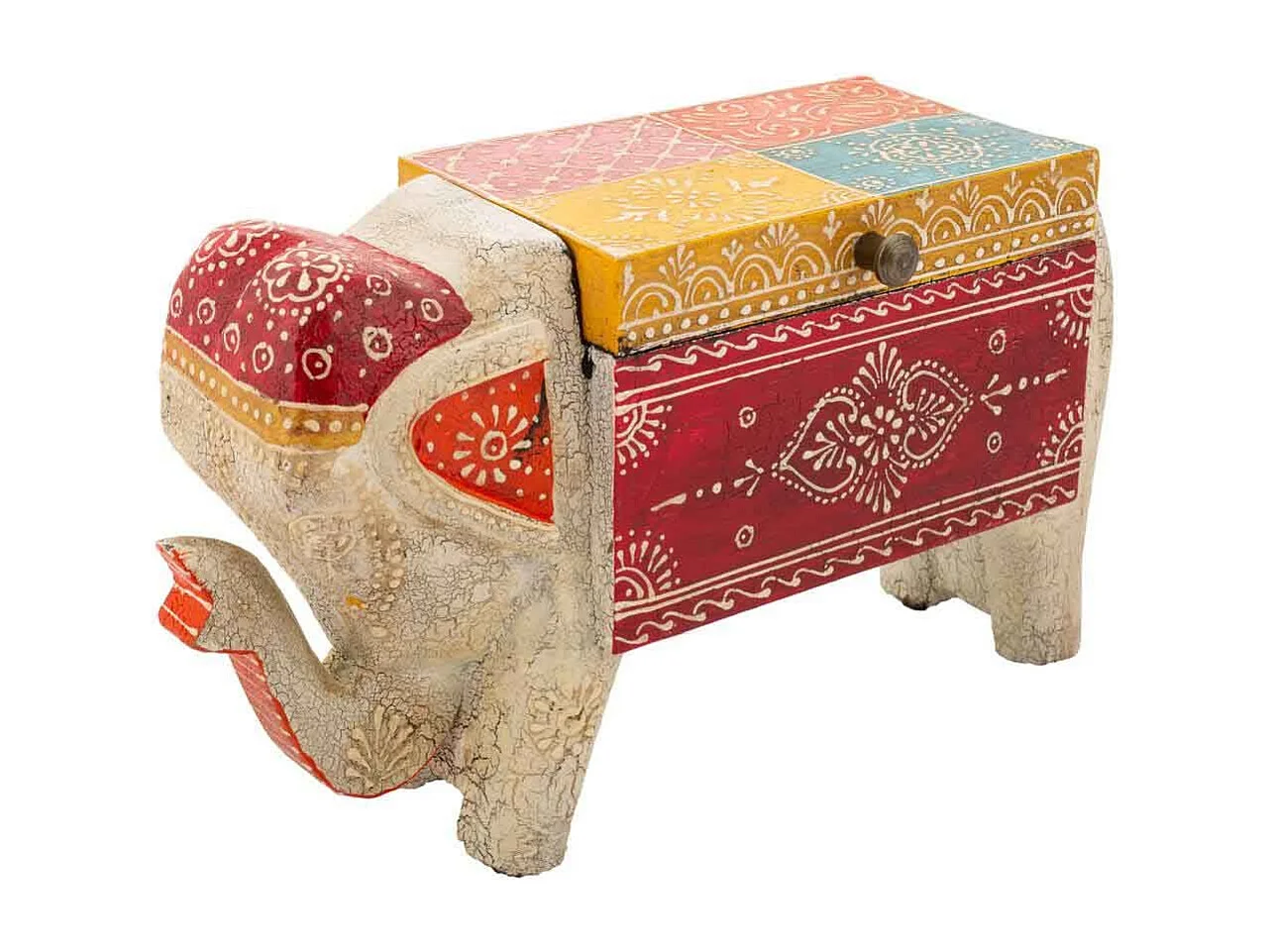 Coffret à bijoux en bois 27x10x16h cm