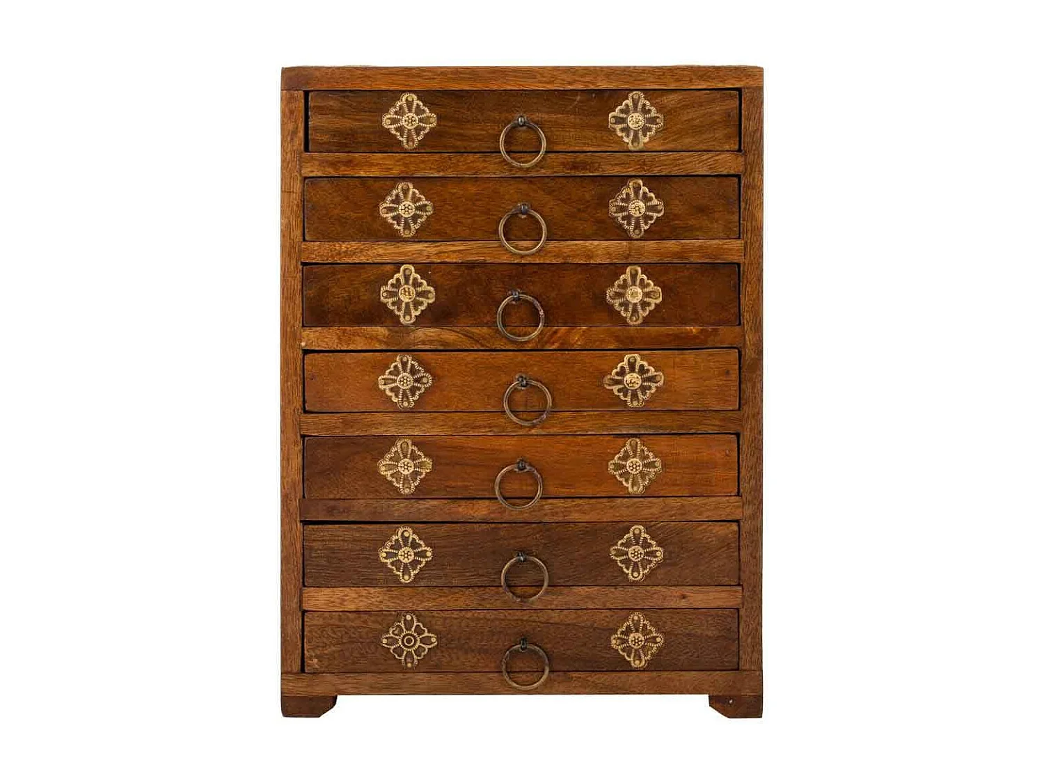 Coffret à bijoux en bois avec 7 tiroirs 23x12,7x31,5h cm