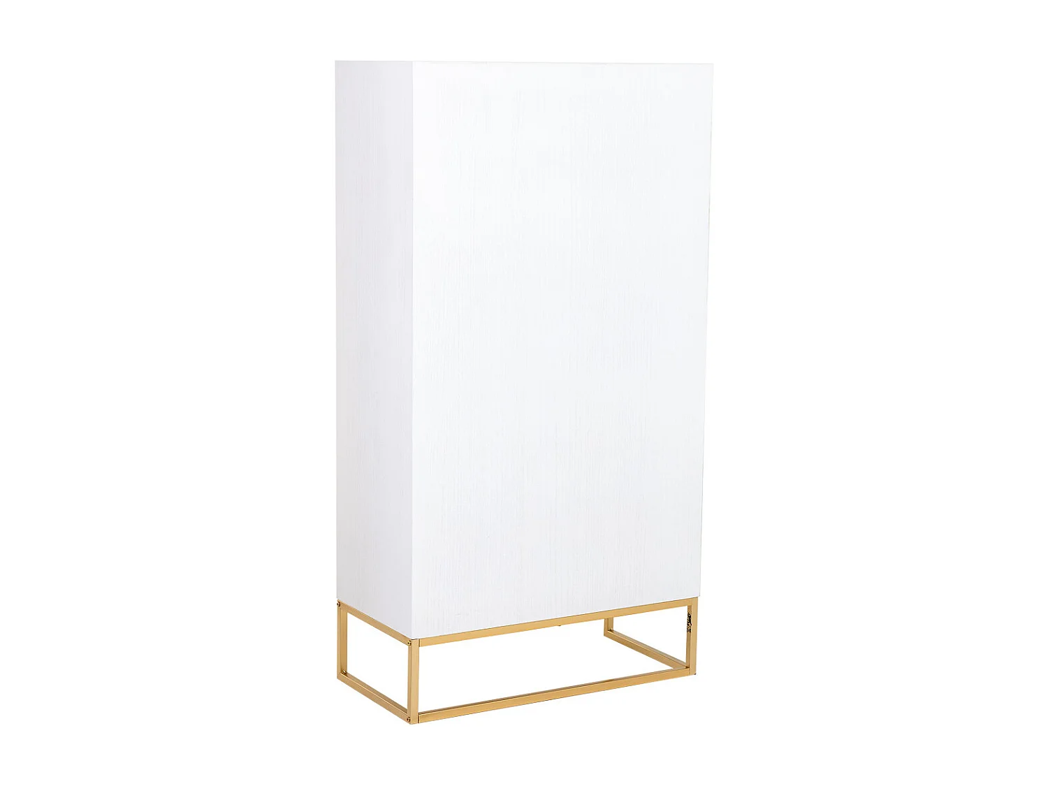 Roupeiro de 2 portas em madeira e metal 80x40x150h cm