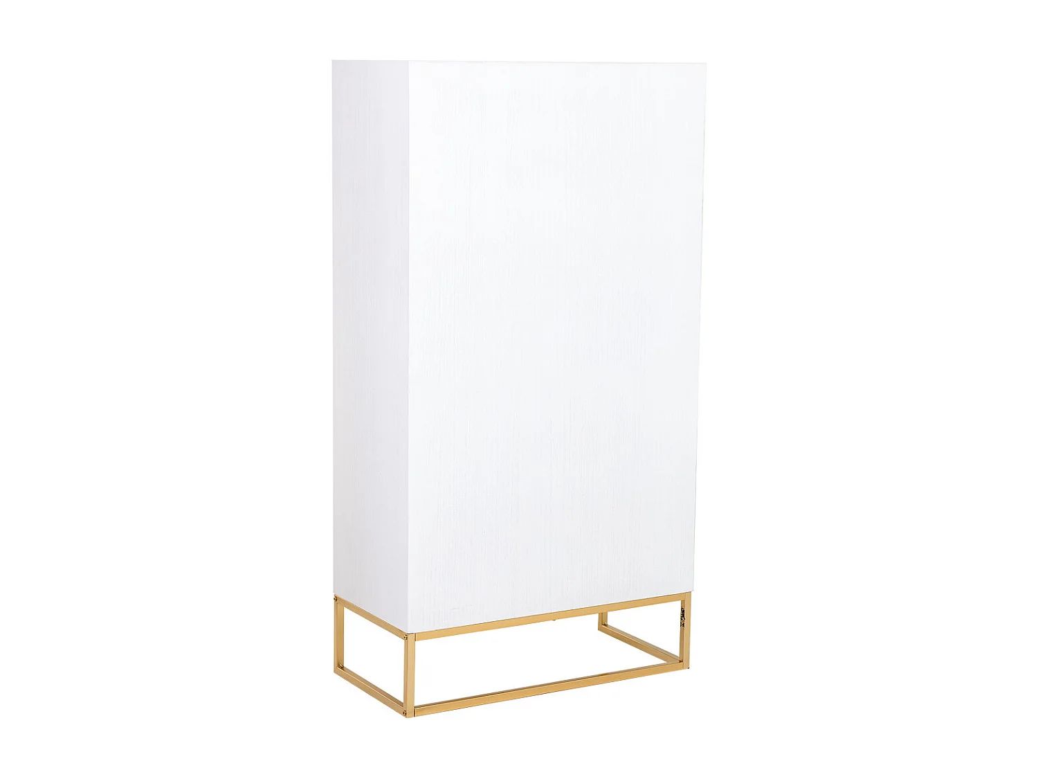 Armario 2 puertas madera y metal 80x40x150h cm