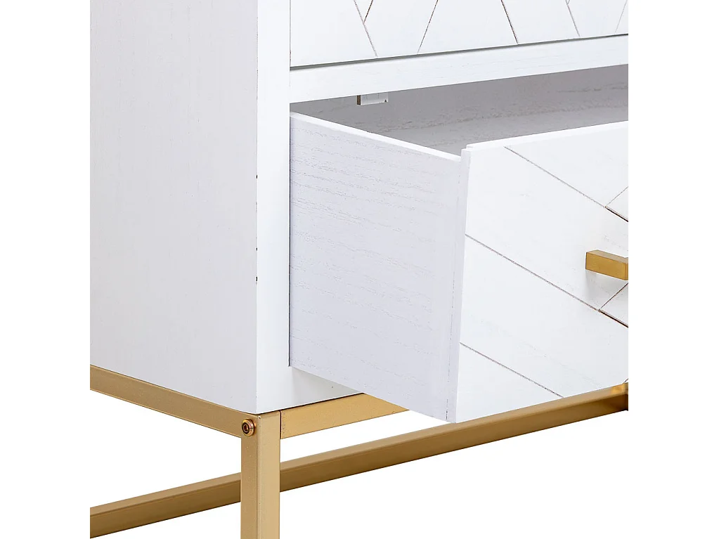 Armario 2 puertas madera y metal 80x40x150h cm