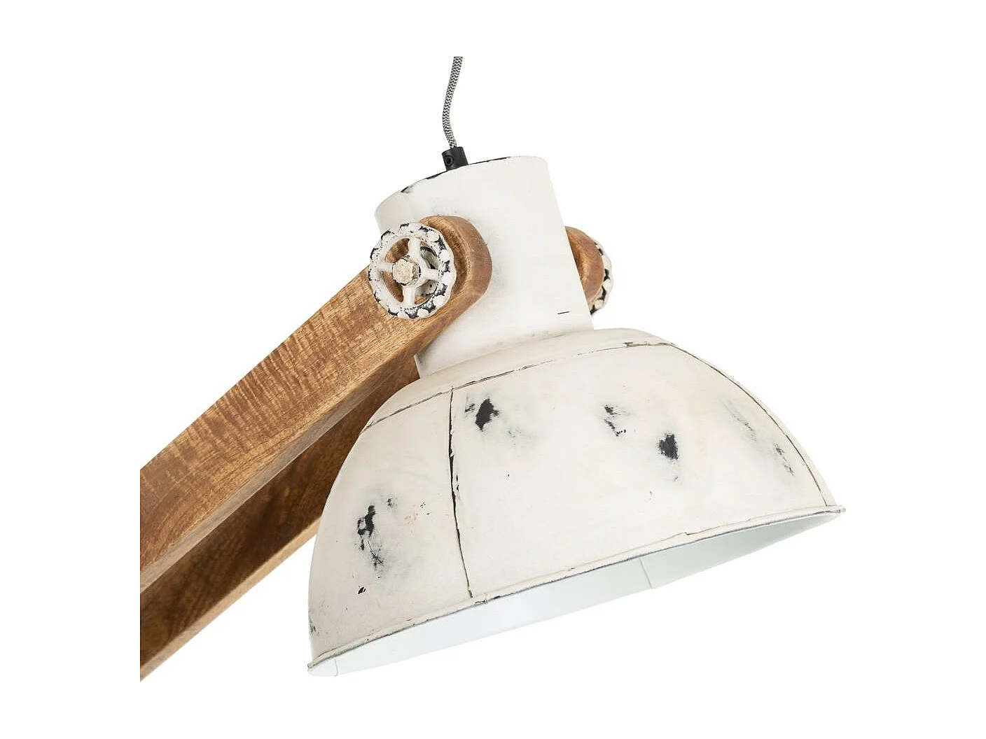 Lampadaire en bois et métal 26x70x125h cm