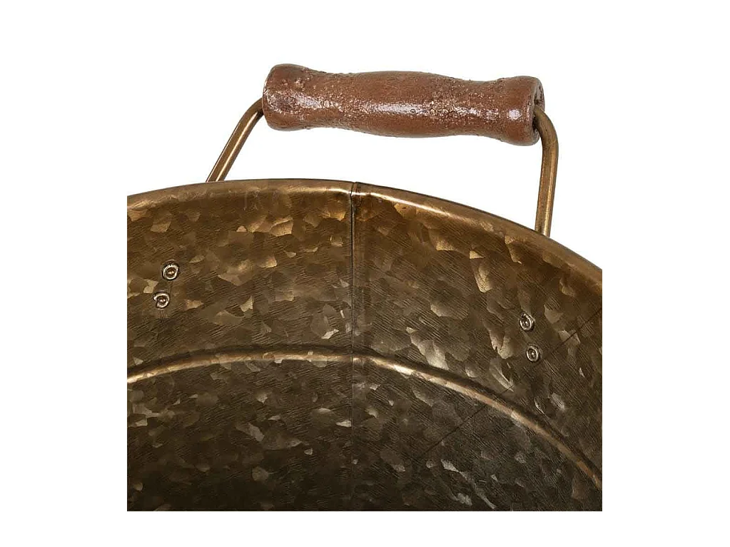 Bandeja para cubos de gelo em metal dourado d23/25x23/28