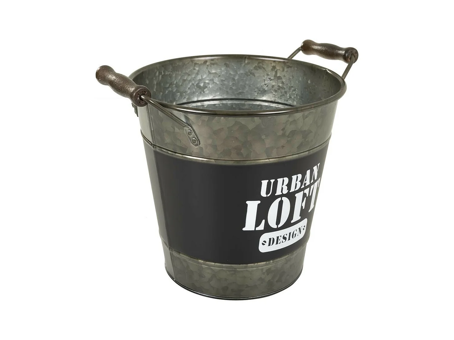 Eiswürfelform aus silbernem Metall, D23/25x23/28h cm