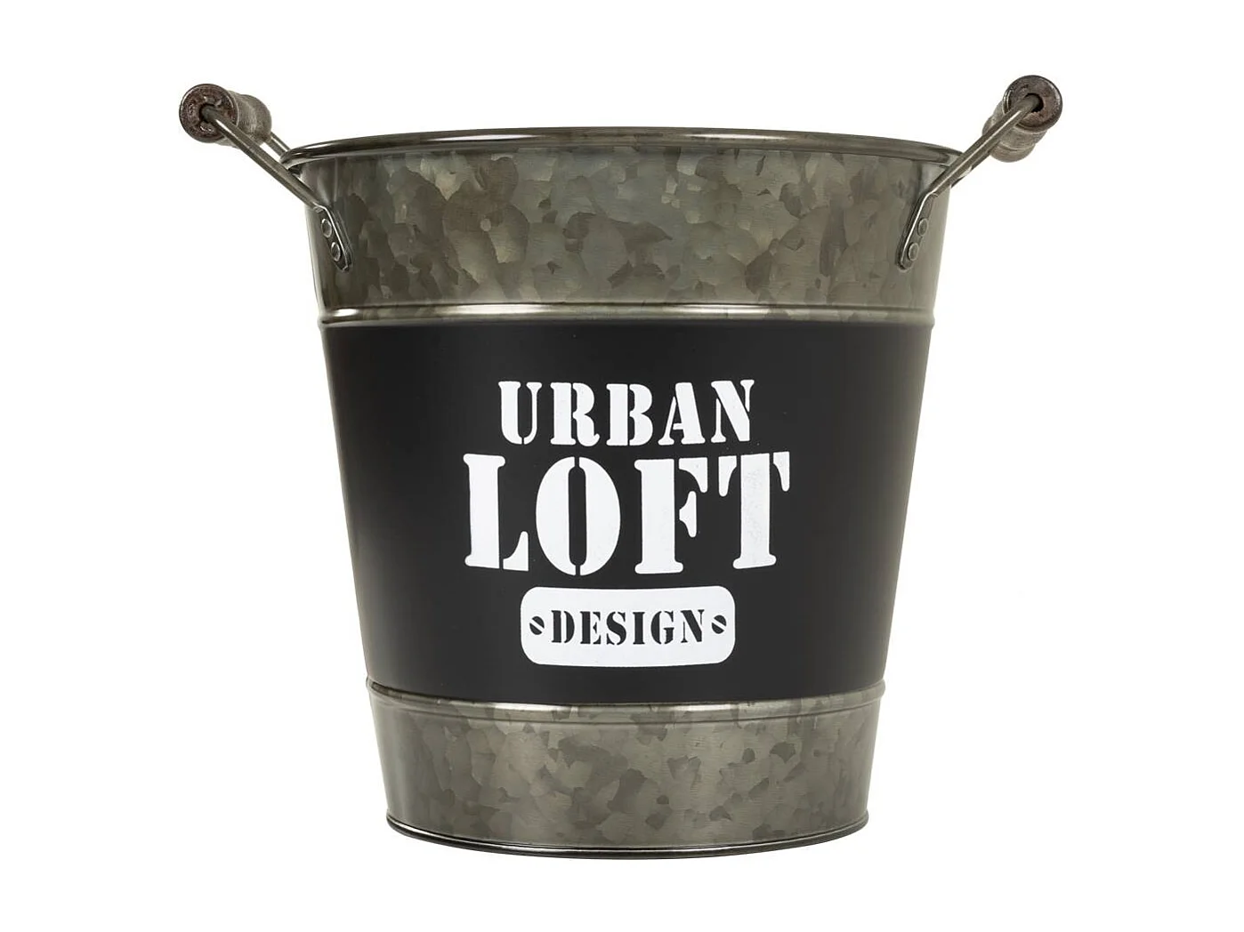 Vaschetta per ghiaccio in metallo argentato d23/25x23/28h