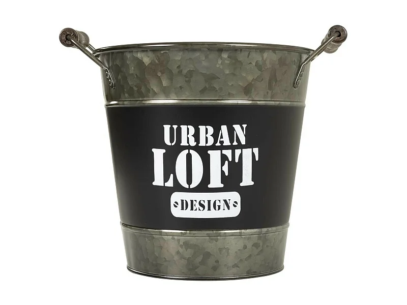 Eiswürfelform aus silbernem Metall, D23/25x23/28h cm