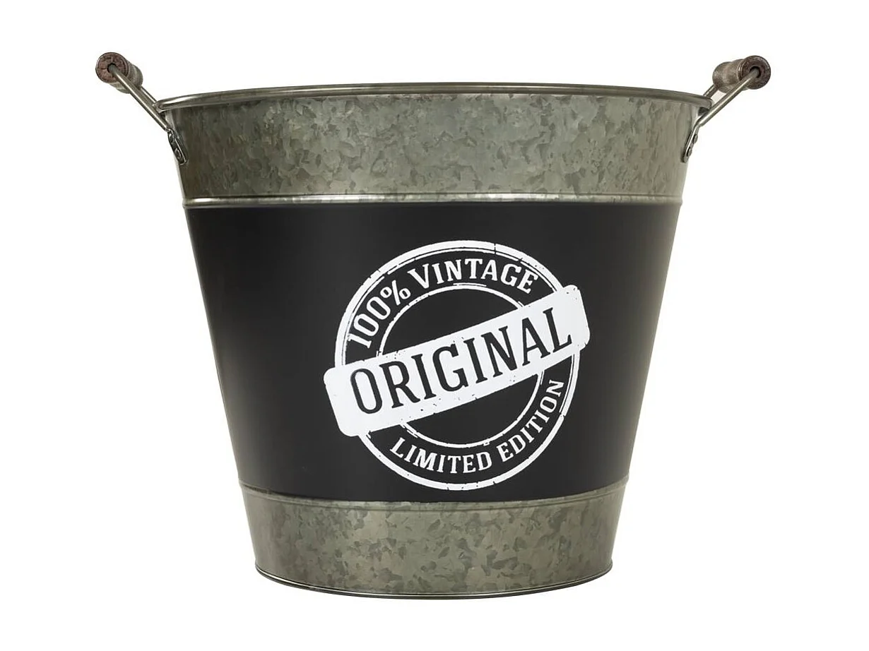 Vaschetta per ghiaccio in metallo argentato d33/38x28/30h