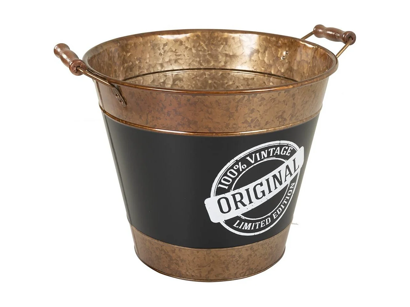 Bandeja para cubos de gelo em metal dourado d33/38x28/30