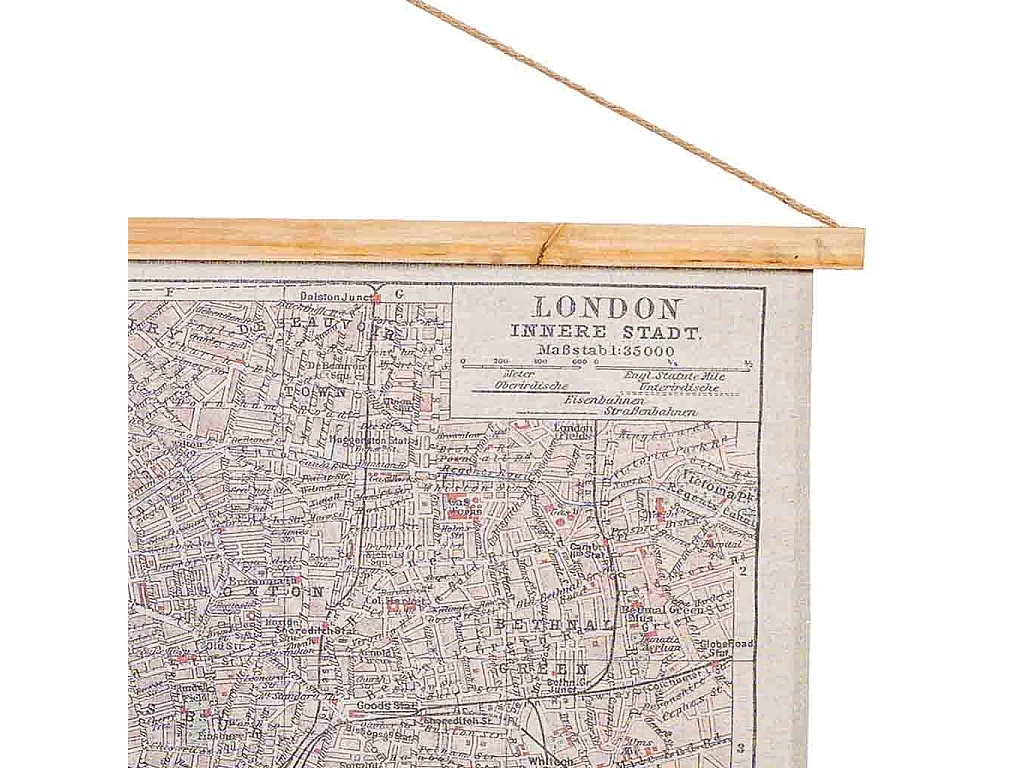 Toile parchemin en tissu imprimé