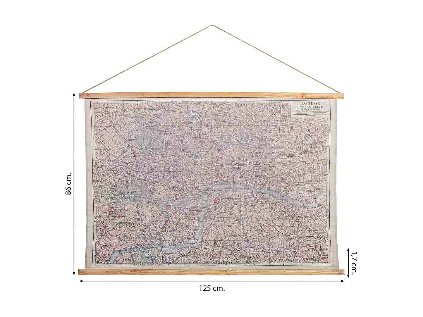 Toile parchemin en tissu imprimé