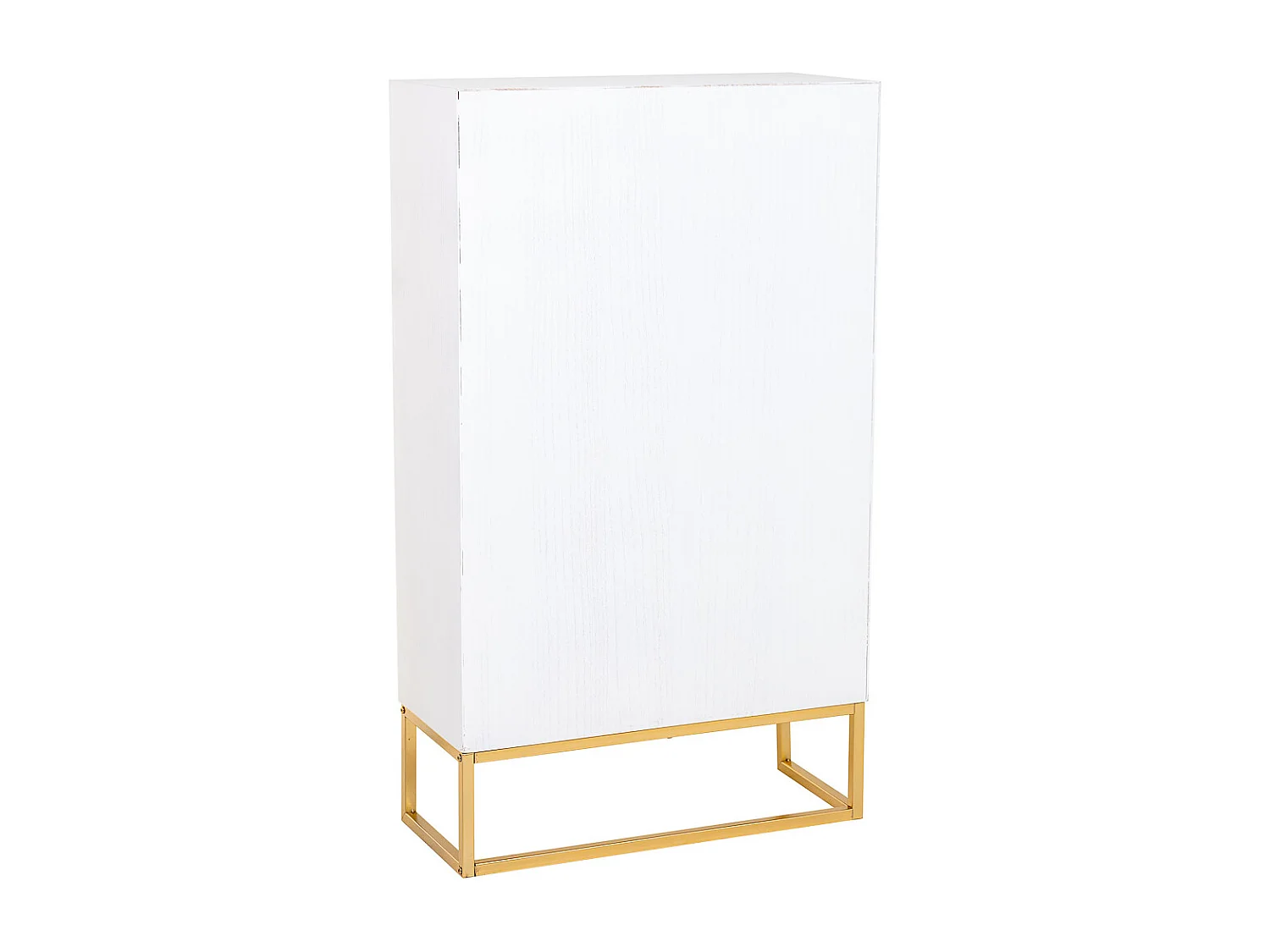 Sapateira com 2 gavetas e 2 portas, madeira e metal, 70x32x120h cm