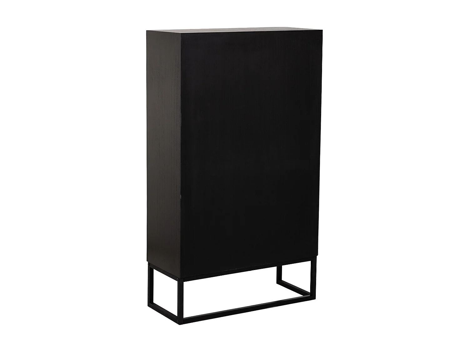 Sapateira com 2 gavetas e 2 portas, madeira e metal, 70x32x120h cm