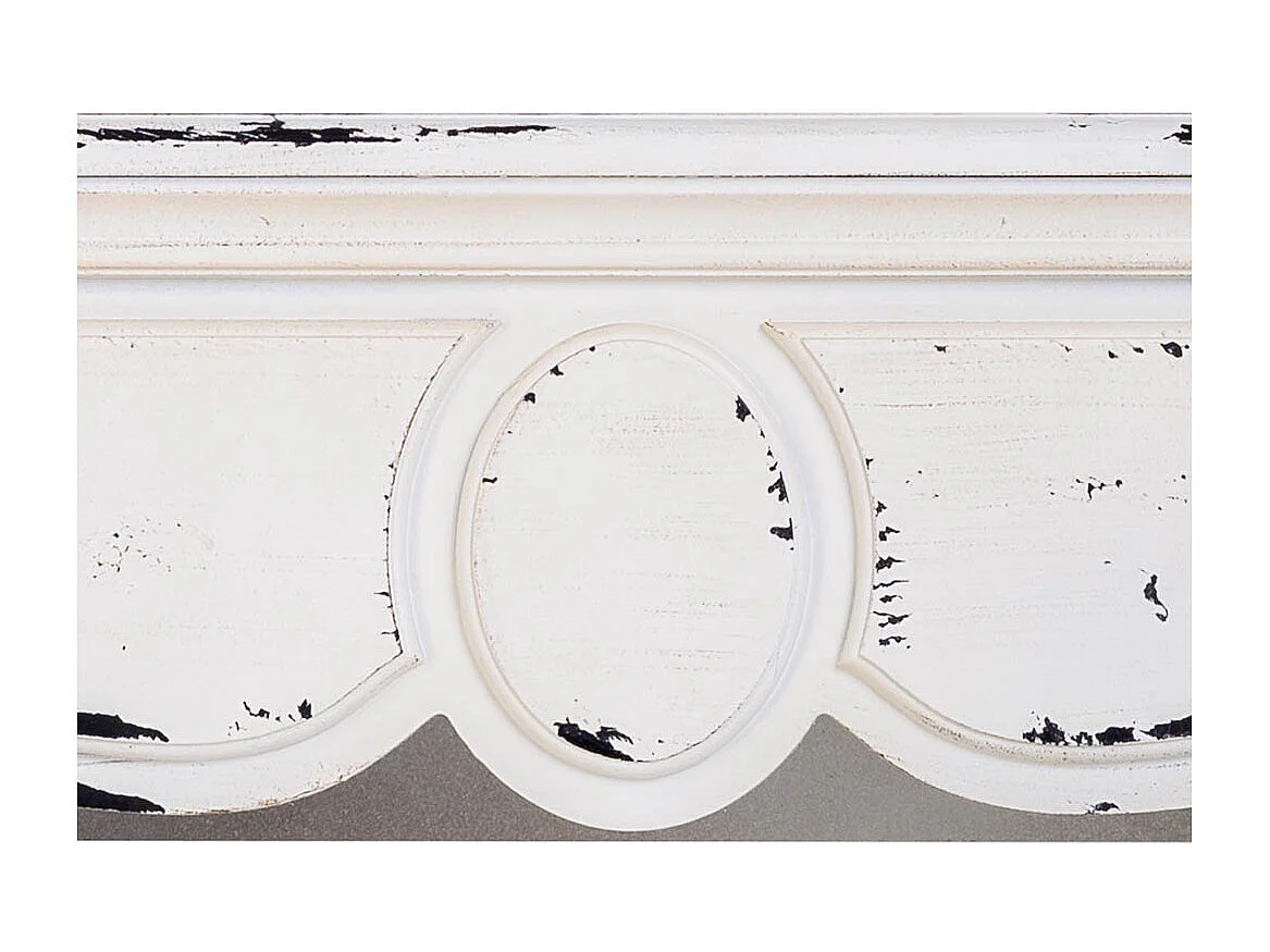 Moldura de lareira em madeira 100x40x100h cm